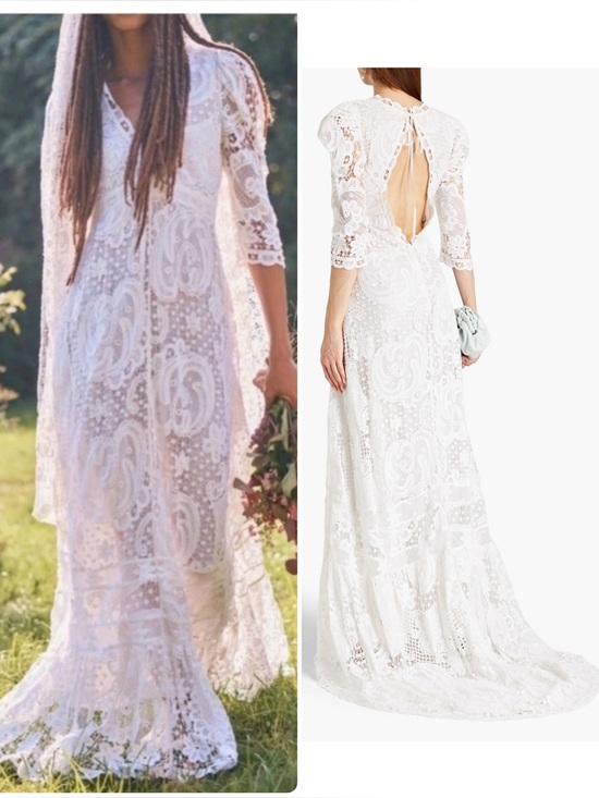 LoveShackFancy Dresses & Skirts - Loveshackfancy Cloud Crocheted Lace Maxi Dress